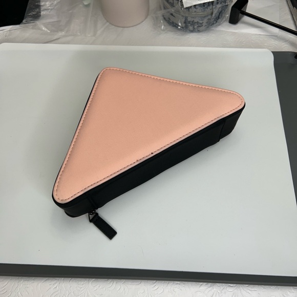 Prada Beauty Triangle Shaped Cosmetic Case NEW - Picture 3 of 9